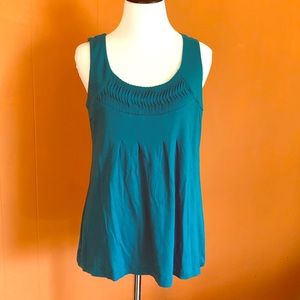 Anthropologie tank by Ric Rac teal turquoise